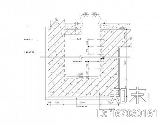 [广东]53层超高层办公楼集水坑大样图cad施工图下载【ID:167080161】