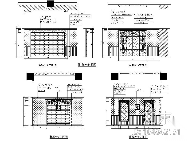 [四川]某1506㎡家居商场设计施工图cad施工图下载【ID:164842131】