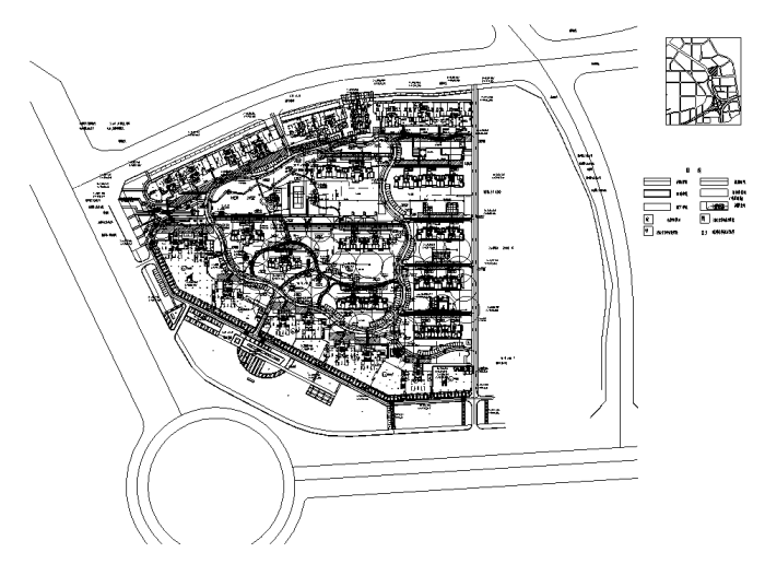 [陕西]国际性太阳能社区景观设计全套施工图cad施工图下载【ID:161032136】