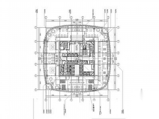 [湖北]88层大型中央商业中心建筑各层平面施工图cad施工图下载【ID:167028127】