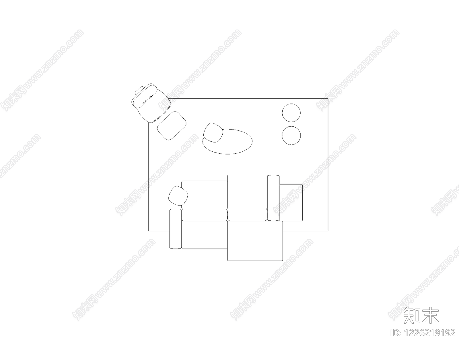 现代,极简家装图库CAD图纸