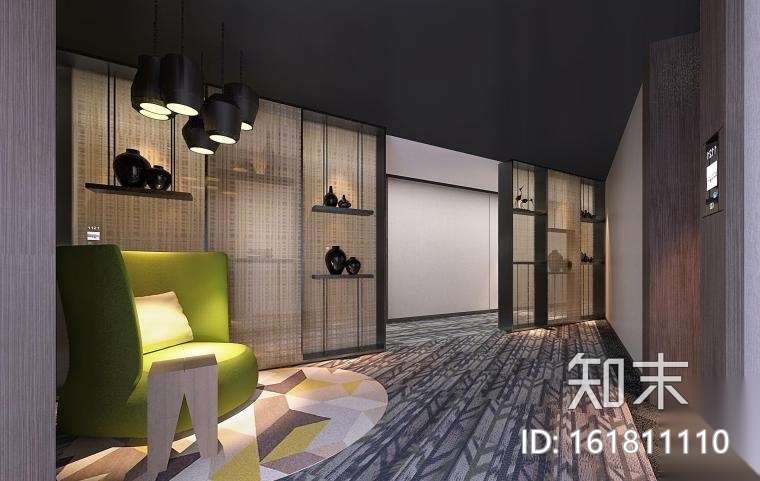 [广东]香港加设计-清远市希尔顿欢朋酒店装修图纸+软装...cad施工图下载【ID:161811110】