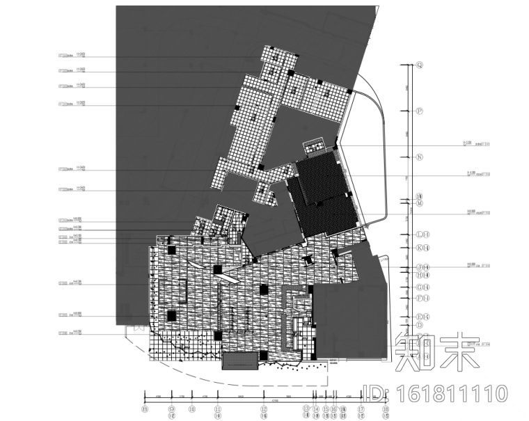 [广东]香港加设计-清远市希尔顿欢朋酒店装修图纸+软装...cad施工图下载【ID:161811110】