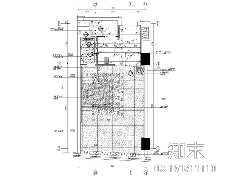 [广东]香港加设计-清远市希尔顿欢朋酒店装修图纸+软装...cad施工图下载【ID:161811110】