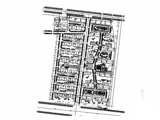 某村安置小区规划图施工图下载【ID:167372128】