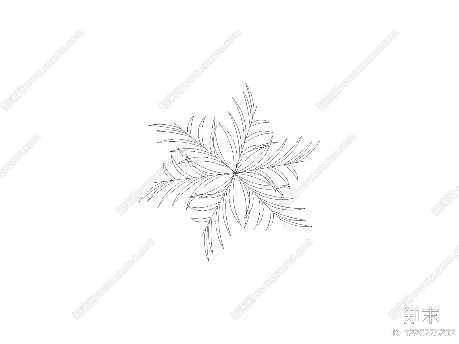 灌木种植CAD图纸
