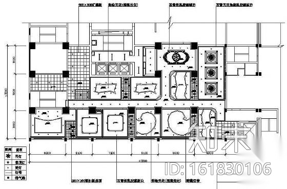 红磨坊KTV装修图cad施工图下载【ID:161830106】