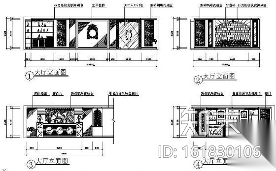 红磨坊KTV装修图cad施工图下载【ID:161830106】