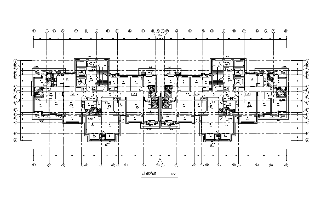 [山东]华润淄博中央公园建筑施工图cad施工图下载【ID:150004133】