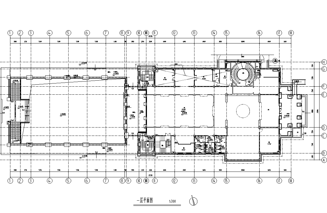 [山东]华润淄博中央公园建筑施工图cad施工图下载【ID:150004133】