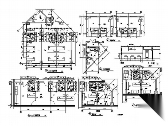 [郑州]高层国家中医医疗建筑施工图cad施工图下载【ID:165609130】