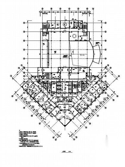 [郑州]高层国家中医医疗建筑施工图cad施工图下载【ID:165609130】