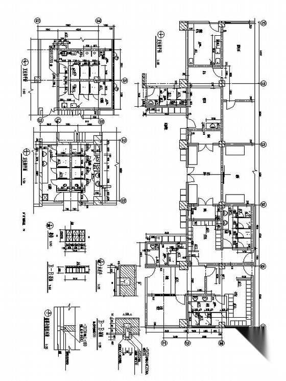 [郑州]高层国家中医医疗建筑施工图cad施工图下载【ID:165609130】