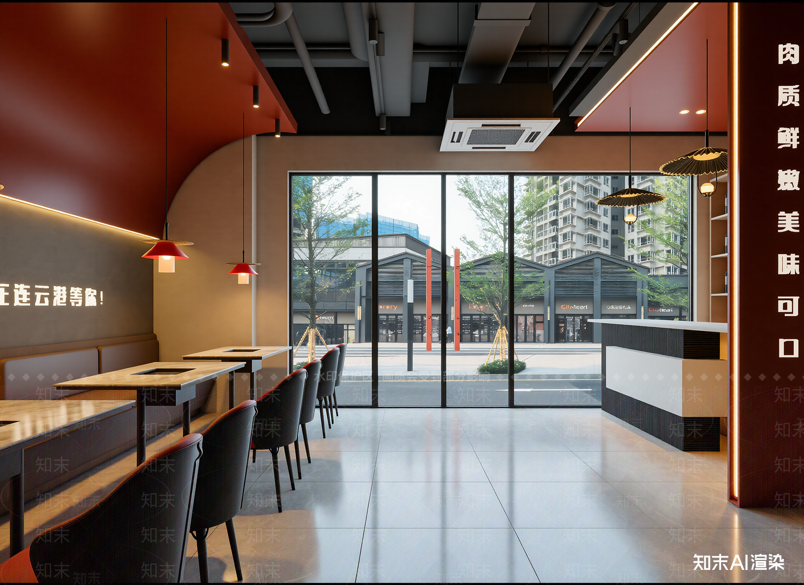 新中式快餐店3D模型下载【ID:1214294846】