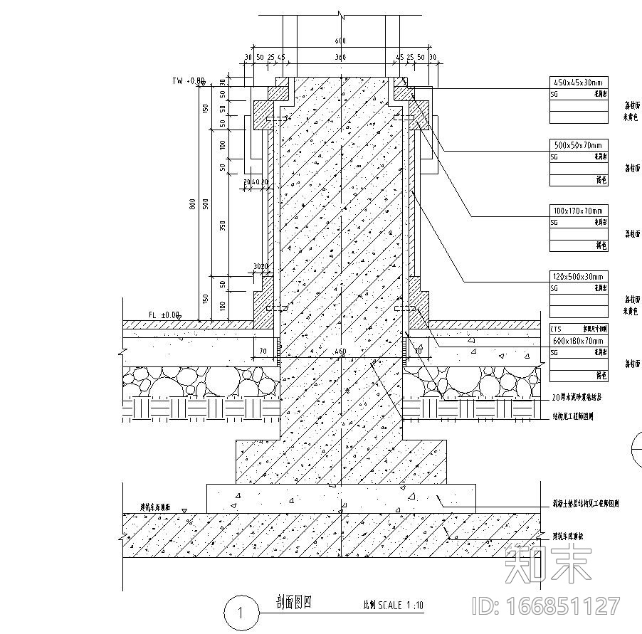 景观细部施工图|廊架九详图设计cad施工图下载【ID:166851127】