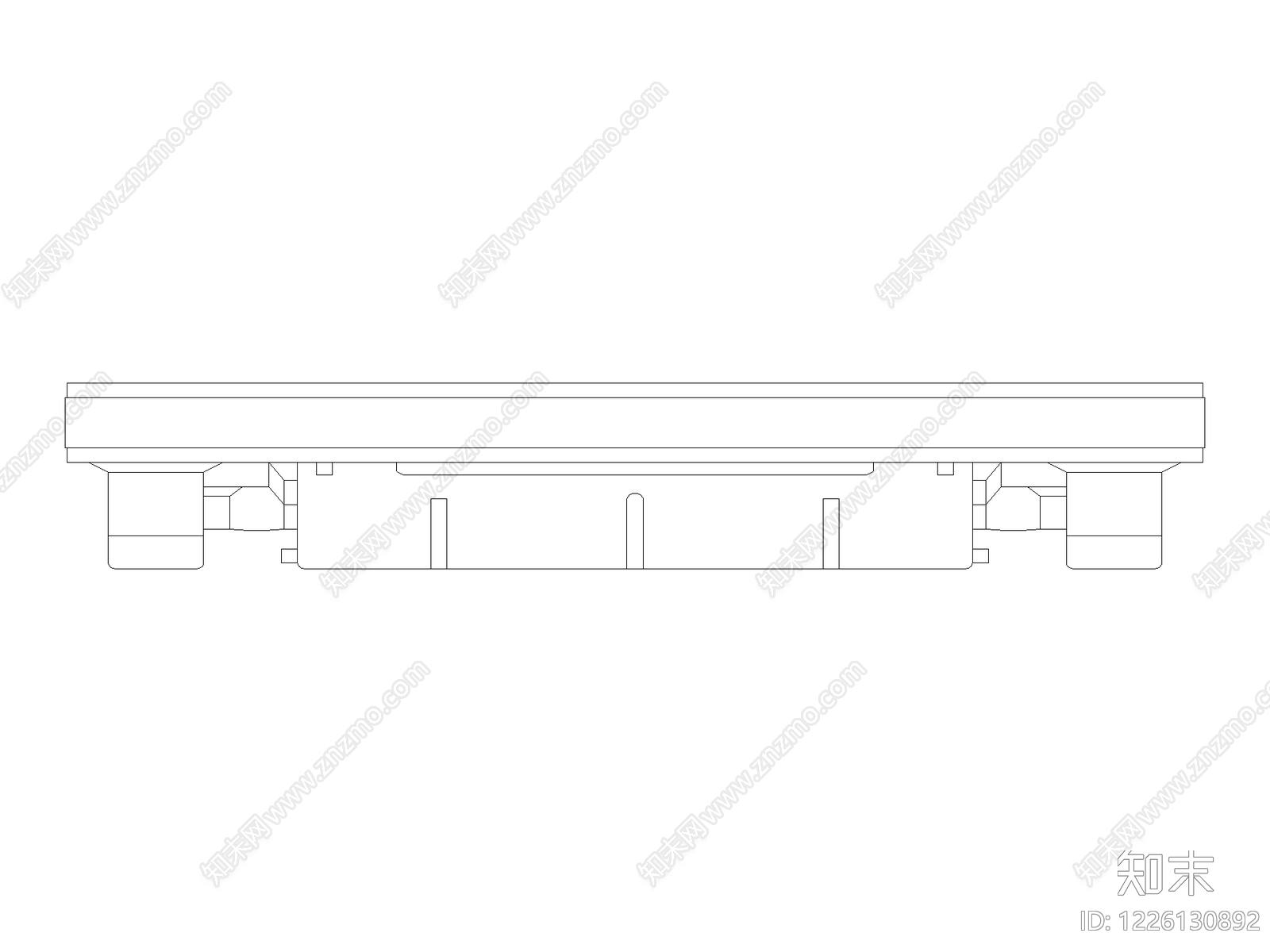现代装饰线条CAD图纸