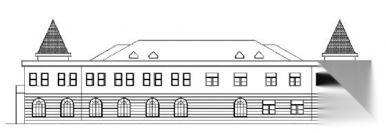 某医院二层实验楼建筑方案图cad施工图下载【ID:151593184】