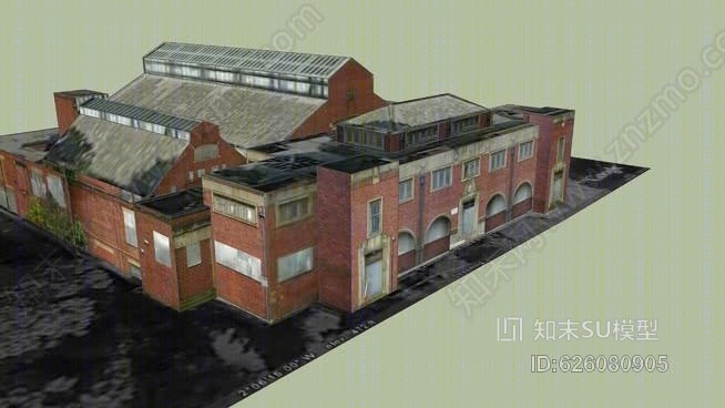 希思镇澡堂和图书馆1932SU模型下载【ID:626080905】