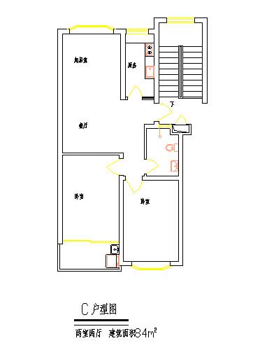 100个住宅经典户型平面图cad施工图下载【ID:166825153】