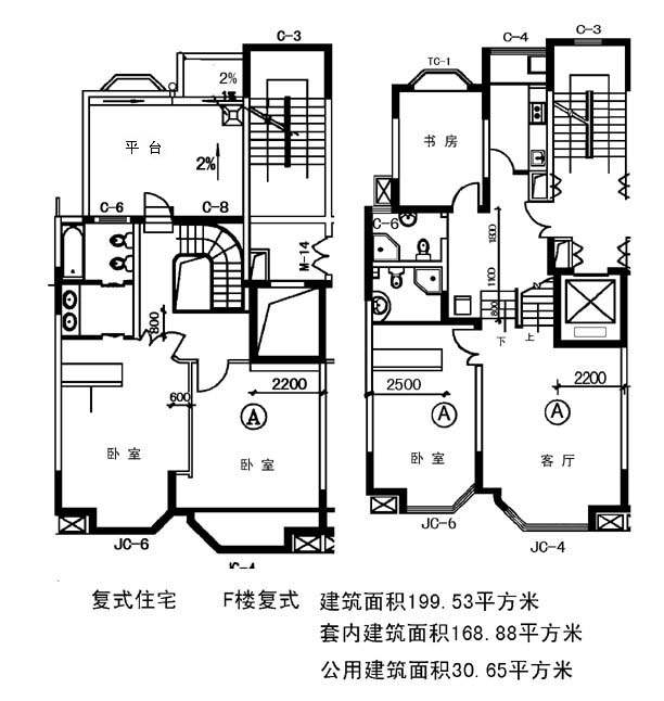 100个住宅经典户型平面图cad施工图下载【ID:166825153】