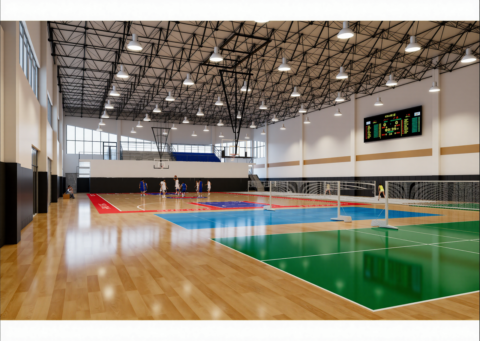 现代体育馆3D模型下载【ID:1215097532】