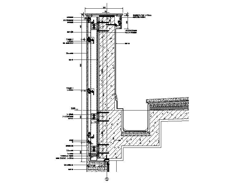 [浙江]五层办公楼石材及铝板幕墙建筑施工图施工图下载【ID:149940189】