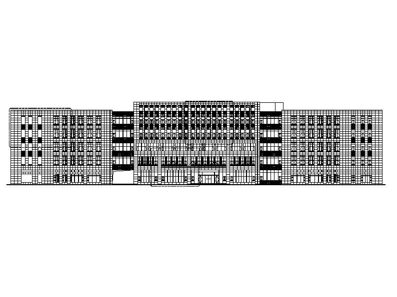 [浙江]五层办公楼石材及铝板幕墙建筑施工图施工图下载【ID:149940189】