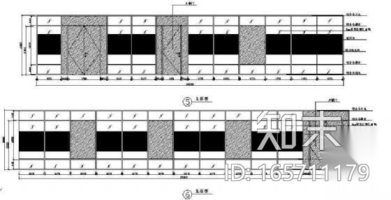 某大学实训楼装修工程图cad施工图下载【ID:165711179】