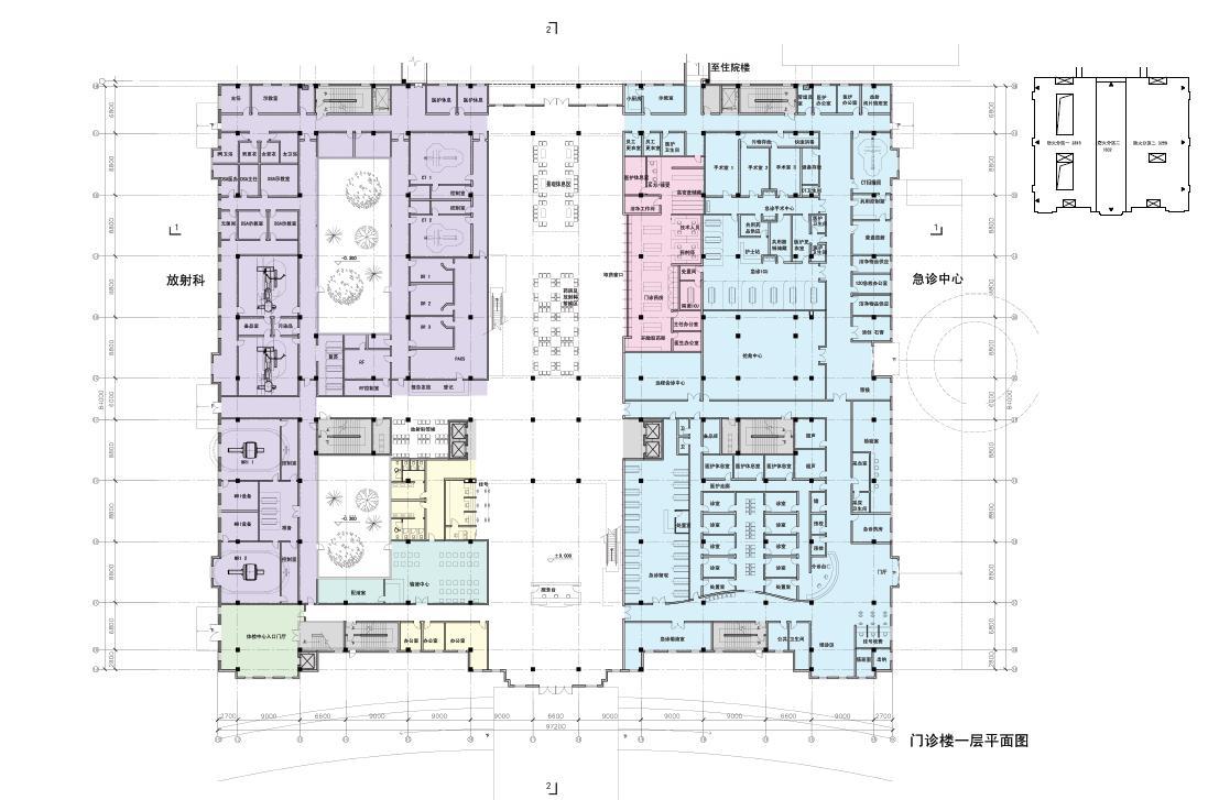 [山东]新古典风格高层大学附属医院建筑设计方案文本cad施工图下载【ID:151585106】