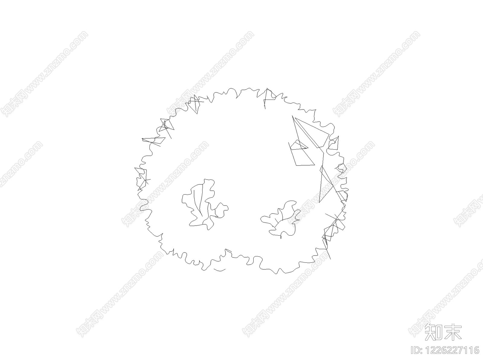 现代填充图案CAD图纸