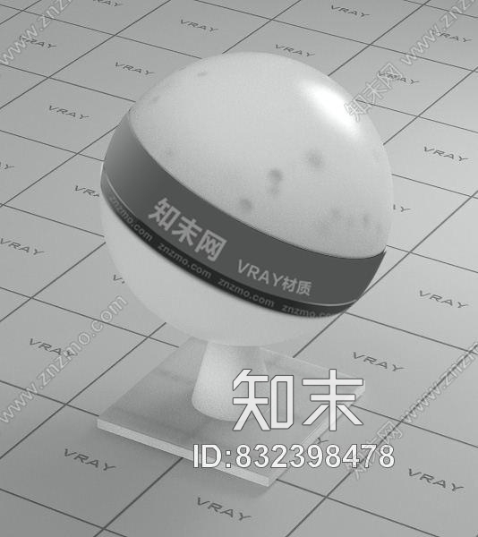 白色半透明塑料Vray材质下载贴图下载【ID:832398478】