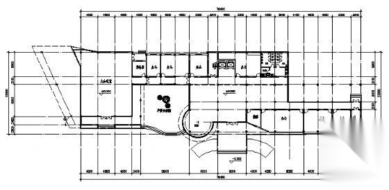 某七层监狱办公楼建筑方案图cad施工图下载【ID:151398133】