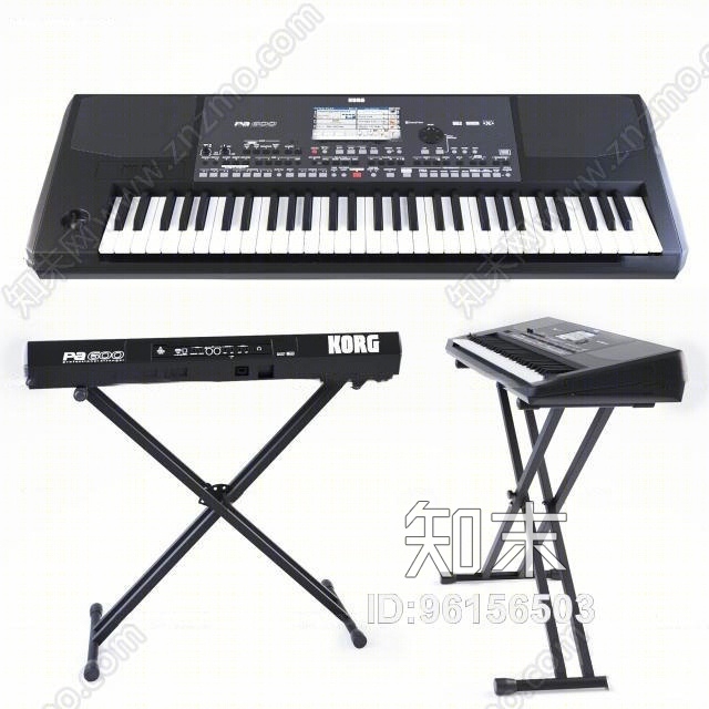 现代电子钢琴3D模型下载【ID:96156503】