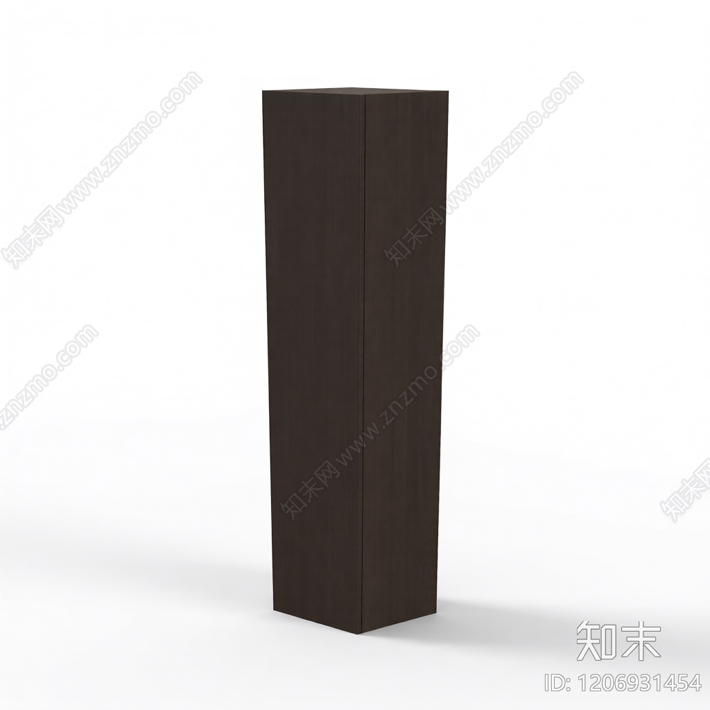 深色木纹柜体3D模型下载【ID:1206931454】