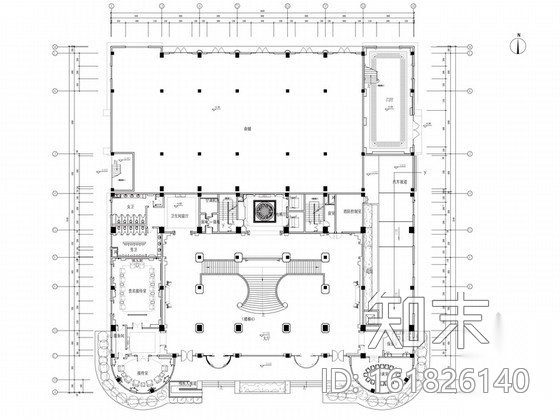 [苏州]奢华欧式风格商务会所全套室内装修图（含效果）cad施工图下载【ID:161826140】