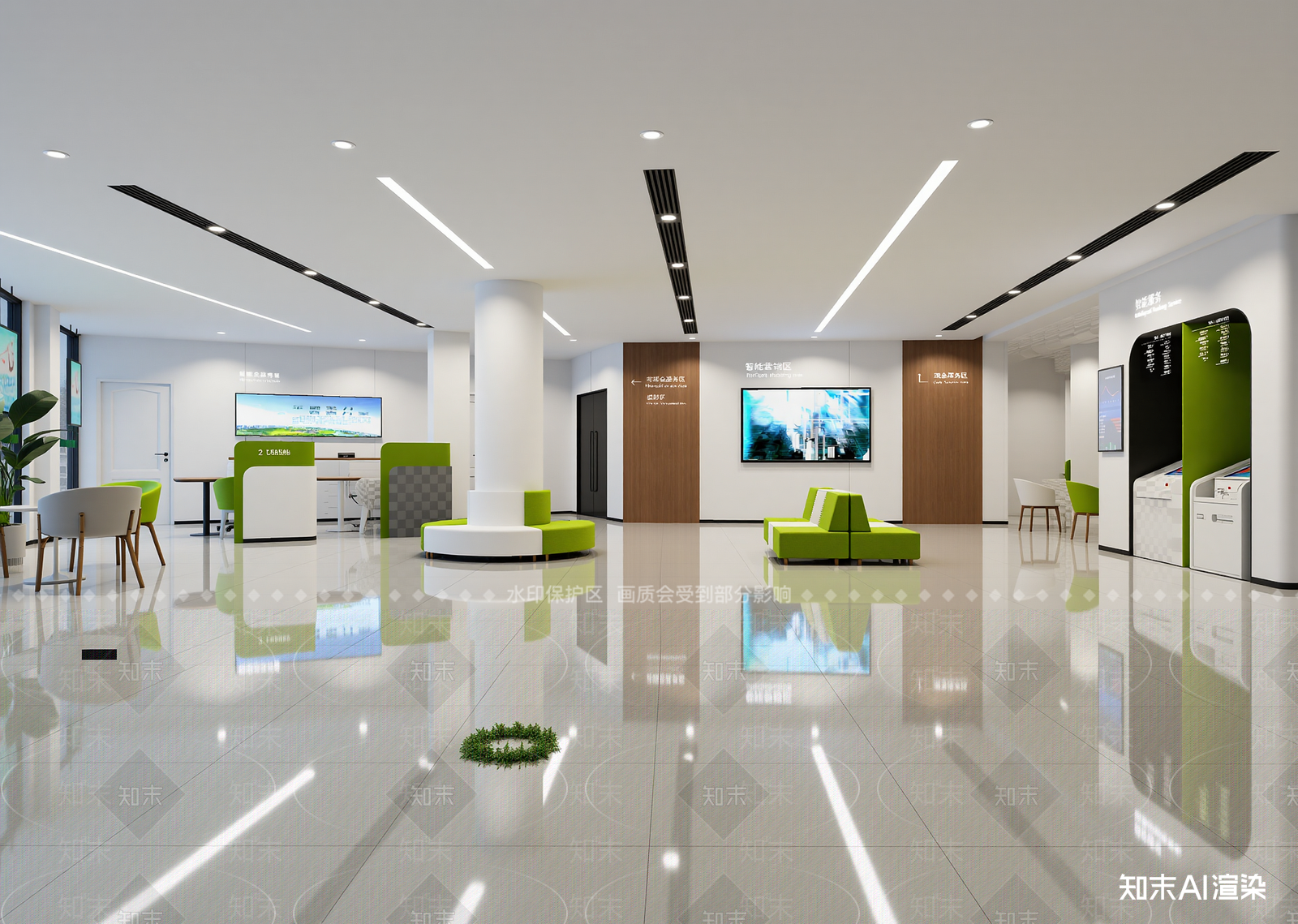 现代售楼处3D模型下载【ID:1214570923】
