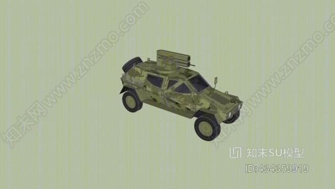 未完成装甲车SU模型下载【ID:434359919】