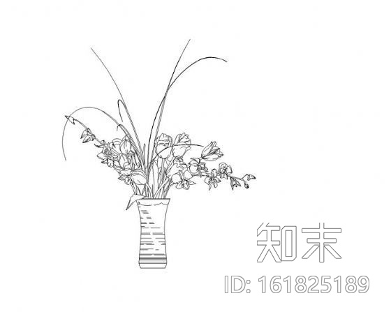 精美植物图块cad施工图下载【ID:161825189】