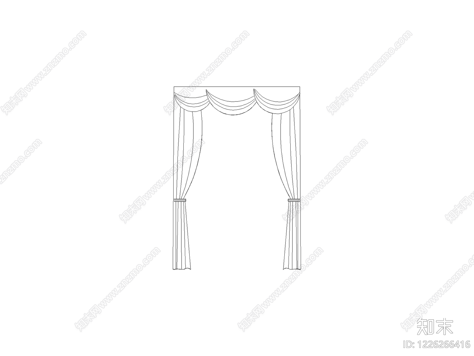 窗帘CAD图纸