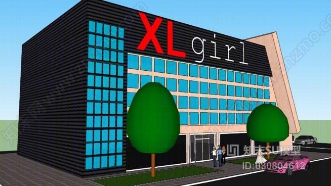 XL女孩店SU模型下载【ID:630804612】