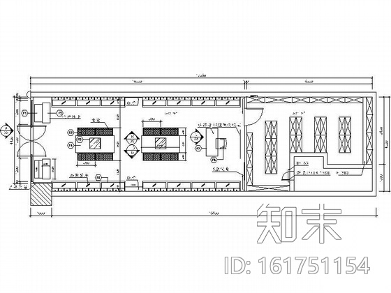 某达芙妮专卖店装修图cad施工图下载【ID:161751154】