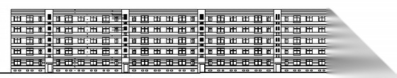 某五层住宅楼建筑方案图cad施工图下载【ID:149844167】