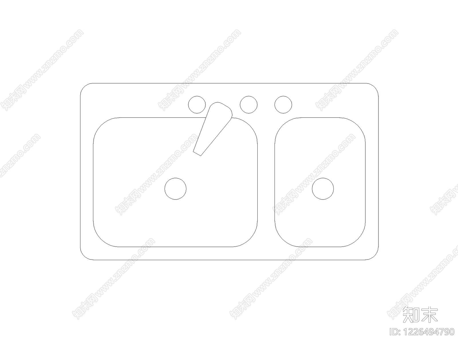 厨房设施CAD图纸
