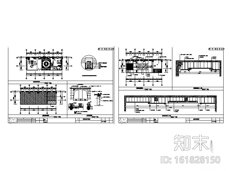 总经理办公室施工图cad施工图下载【ID:161828150】