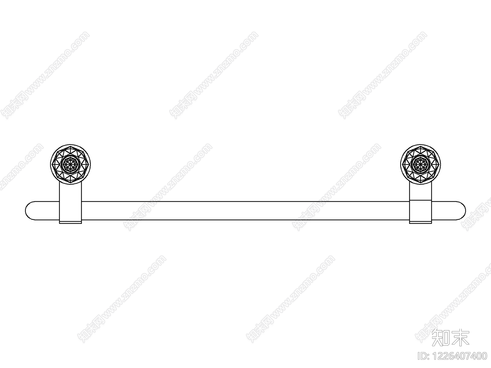 五金管件cad施工图下载【ID:1226407400】