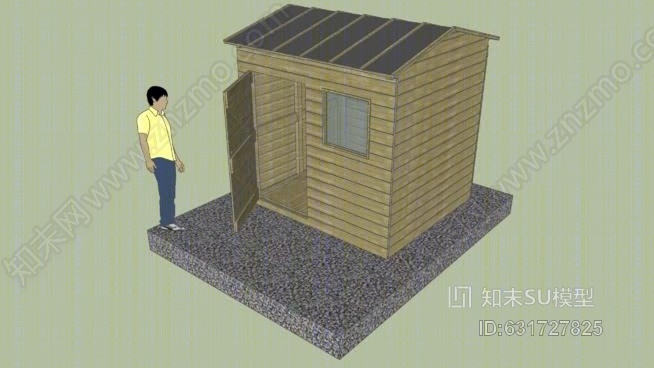 花园小屋SU模型下载【ID:631727825】