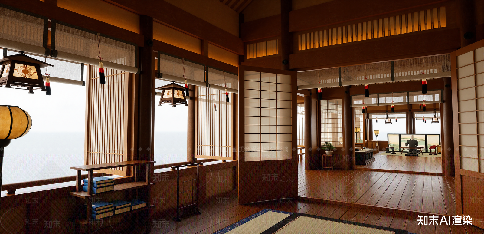 中式古建筑SU模型下载【ID:1216038442】
