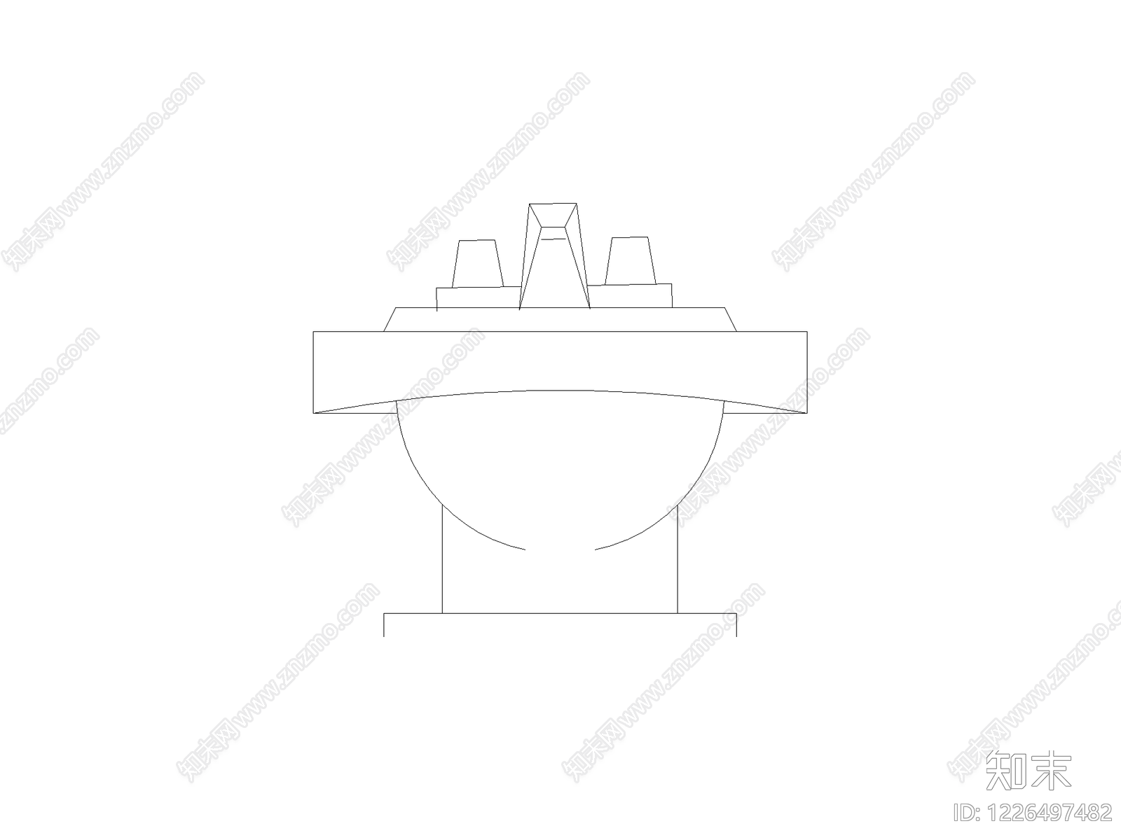 背景墙cad施工图下载【ID:1226497482】