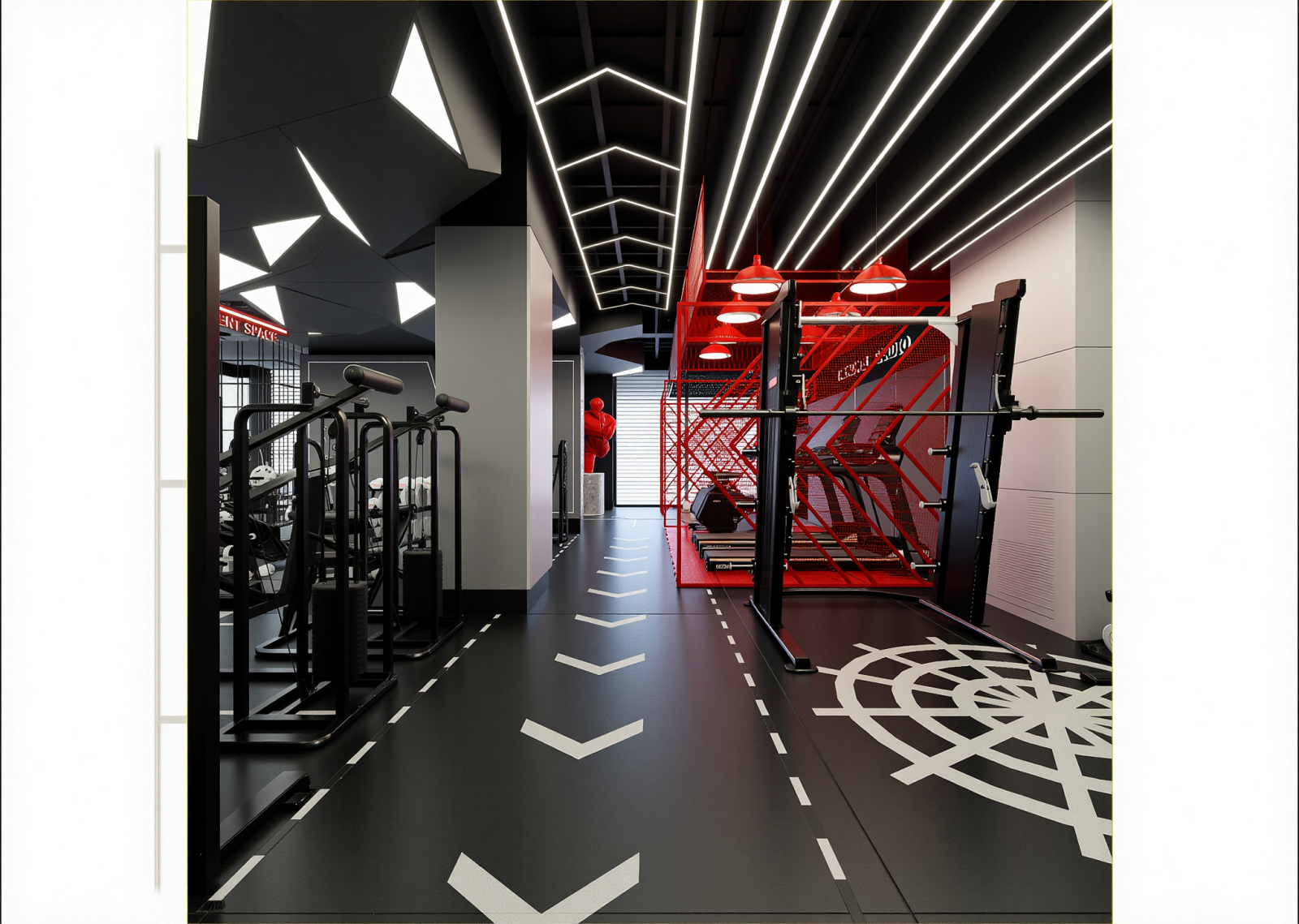 工业健身房3D模型下载【ID:1215053067】