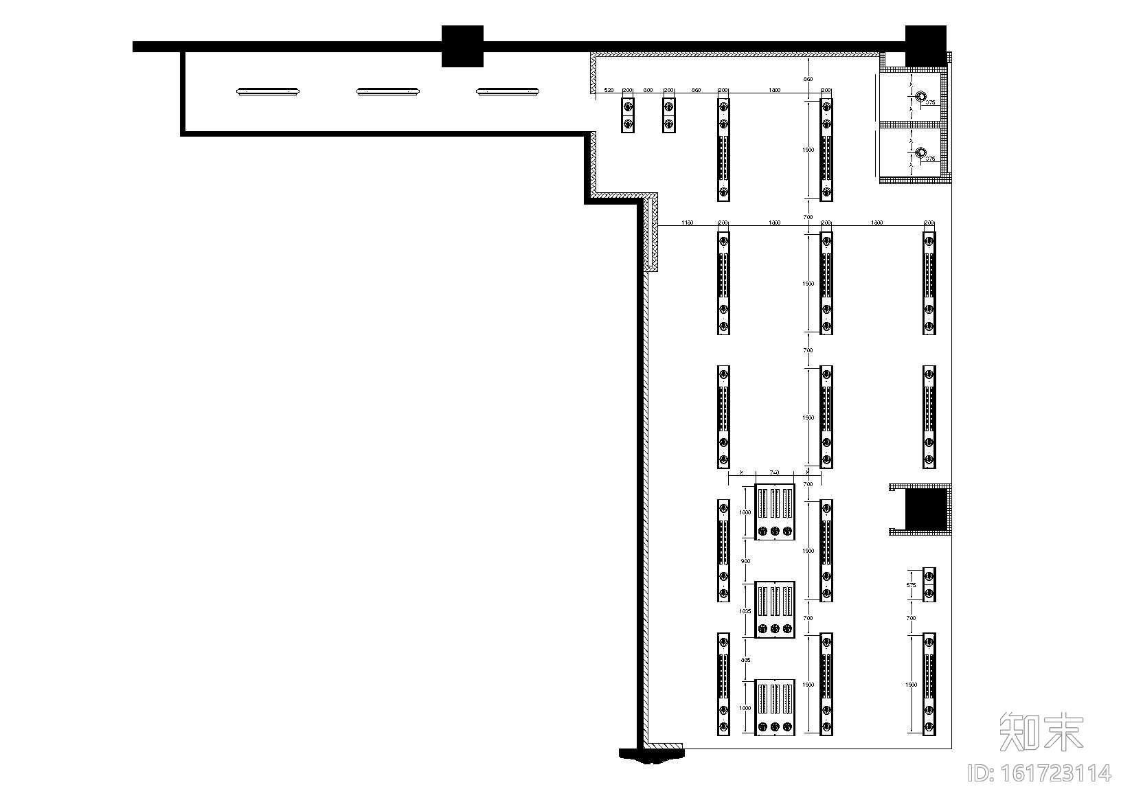 ​[吉林]G-STAR RAW昌邑区财富广场店施工图cad施工图下载【ID:161723114】